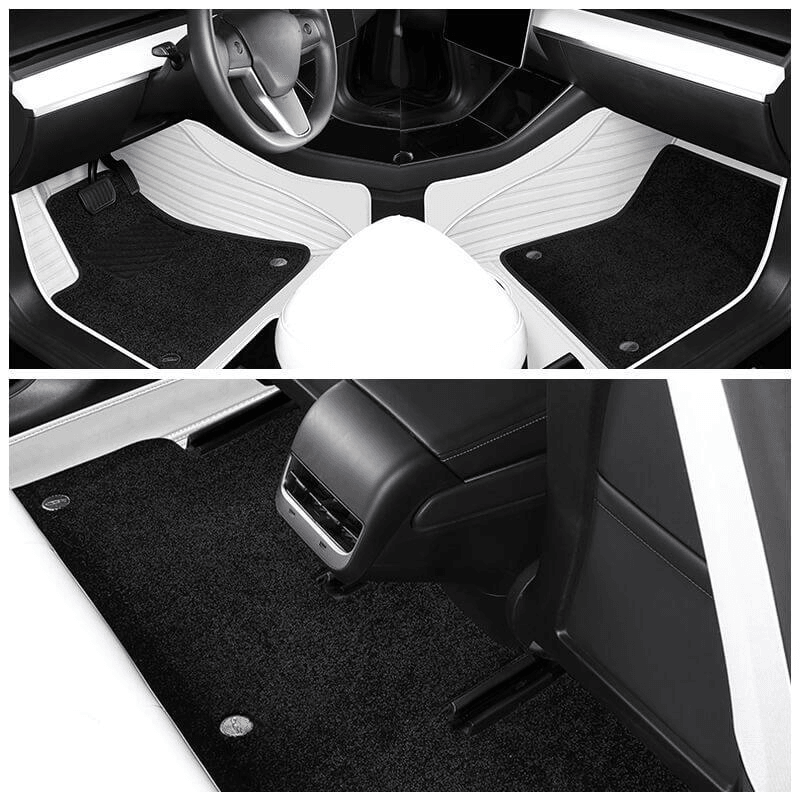 Tesla Double Layer With Blanket Floor Mat for Model 3 Accessories (2017-2023) - Evooor