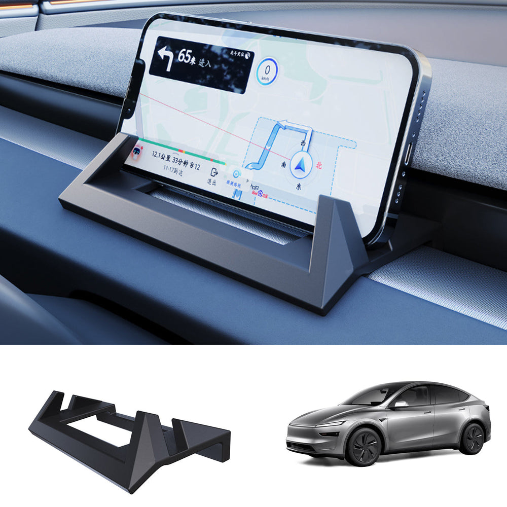 Highland 2024+ Model 3 / Juniper 2025+ Model Y Dashboard TPE Phone Mount Stand Holder - Evooor