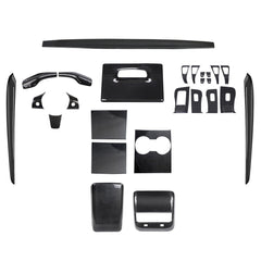 Premium Carbon Fiber Interior Trim Kit for Tesla Model 3 and Model Y - Upgrade Your Interior with High-Quality Wraps