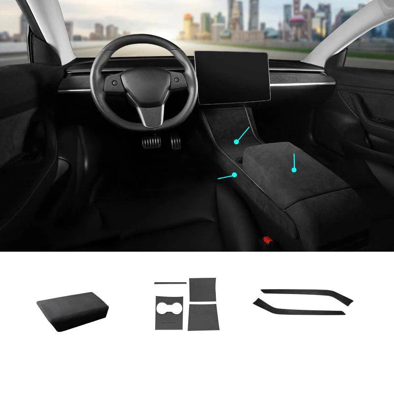 Model 3/Y Alcantara Accessories for Tesla - Evooor