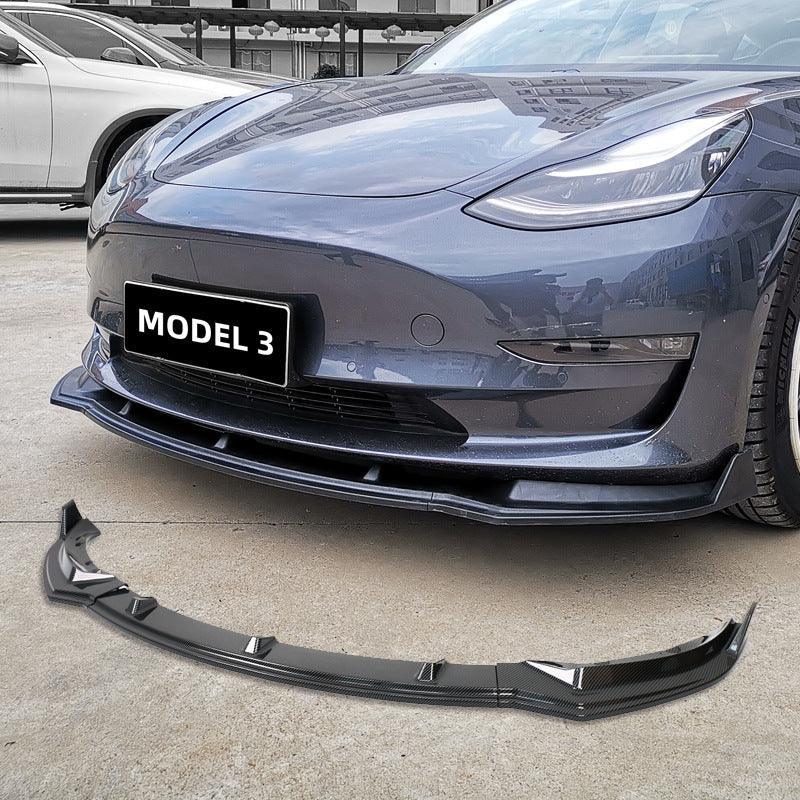 Model 3 Front Bumper Lip Kit For Tesla (2017-2023) - Evooor