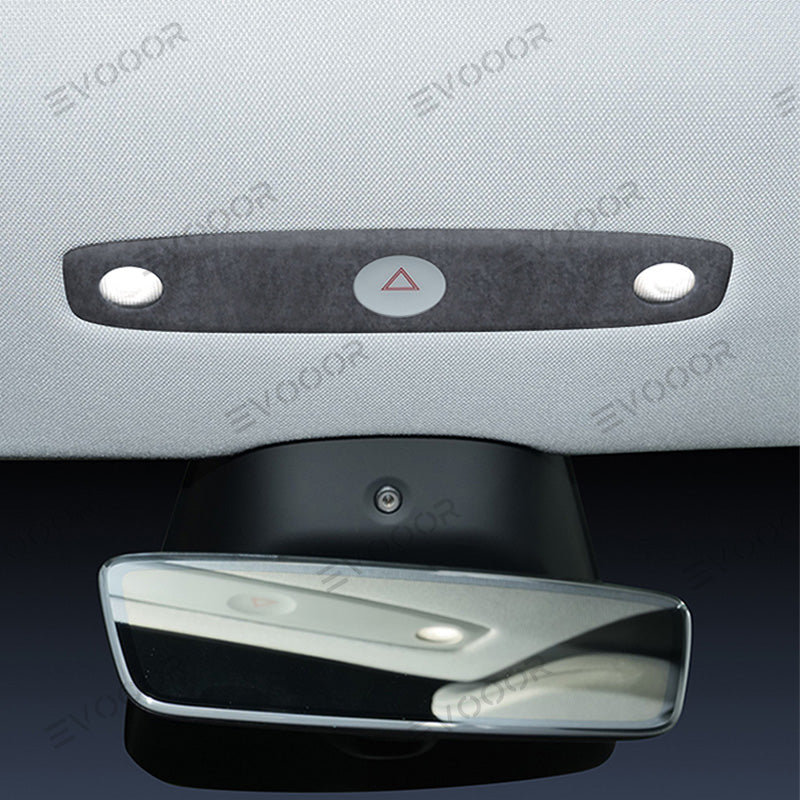 Tesla Alcantara Front Reading Light Cover Sticker For 2024 Model 3 Highland