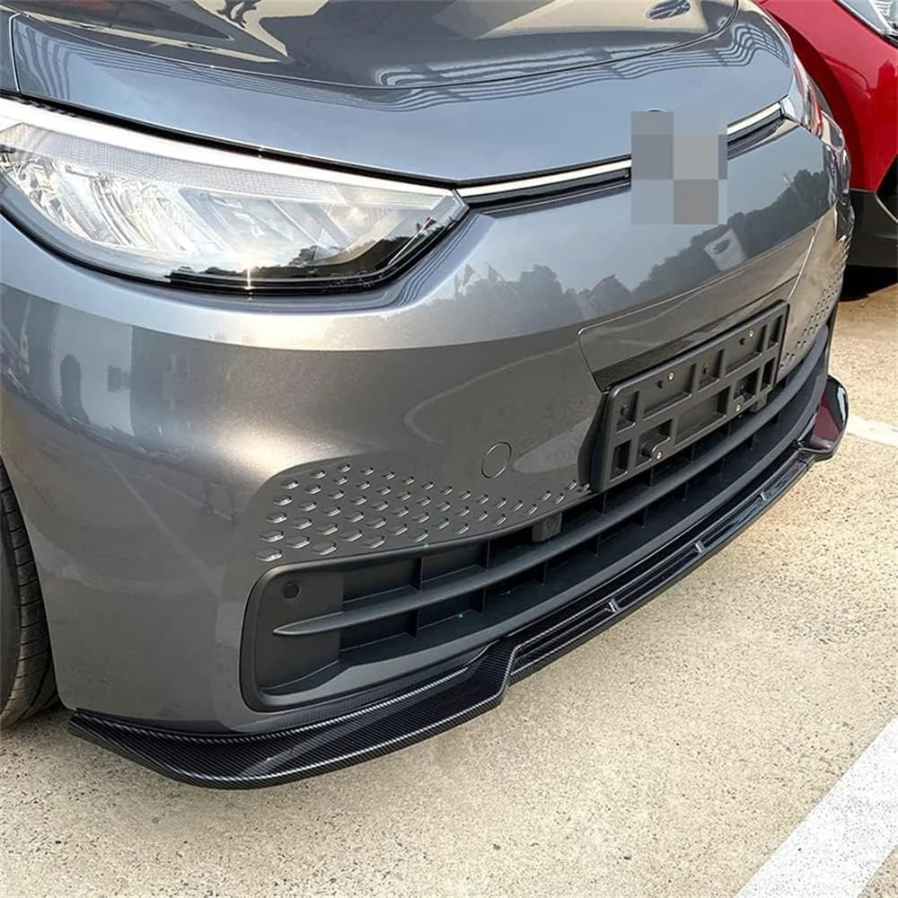 PP Front Bumper Lip Spoiler For VW ID.3 2019-2022 - Evooor