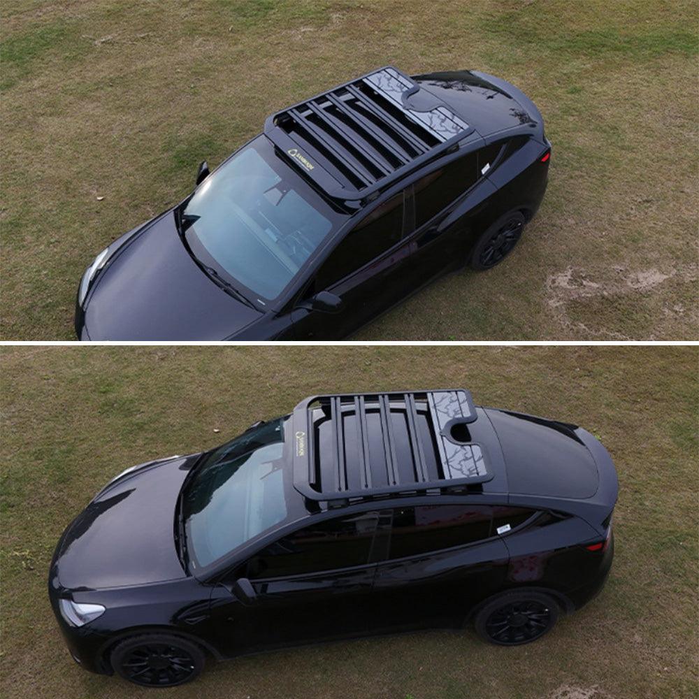 Tesla Model Y 2021+ Roof Rack Cargo Platform - Premium Rooftop Cargo Carrier for Ultimate Storage Needs - Evooor