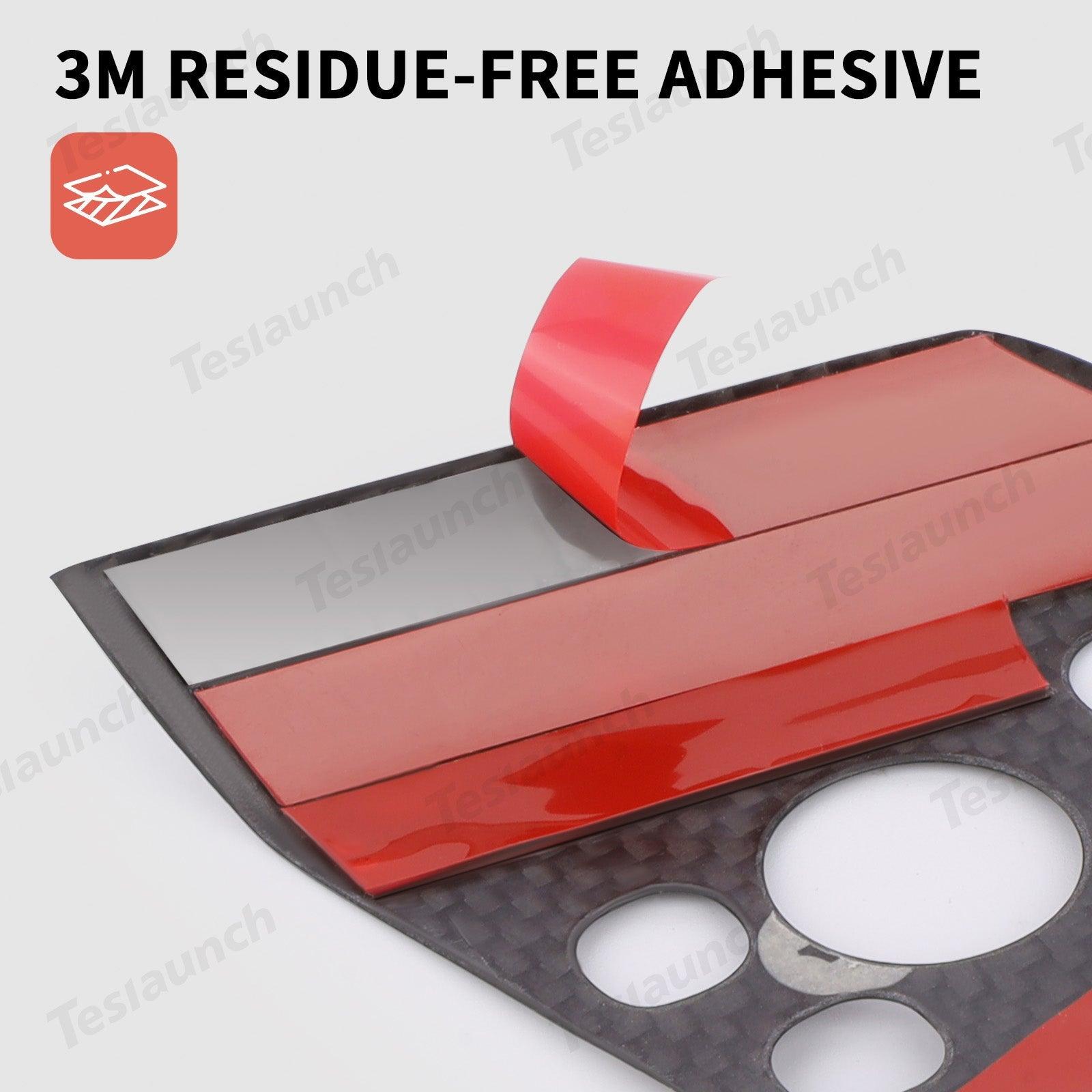 [Real Carbon Fiber] Steering Wheel Panel Covers for Tesla Cybertruck (Set of 3) - Evooor