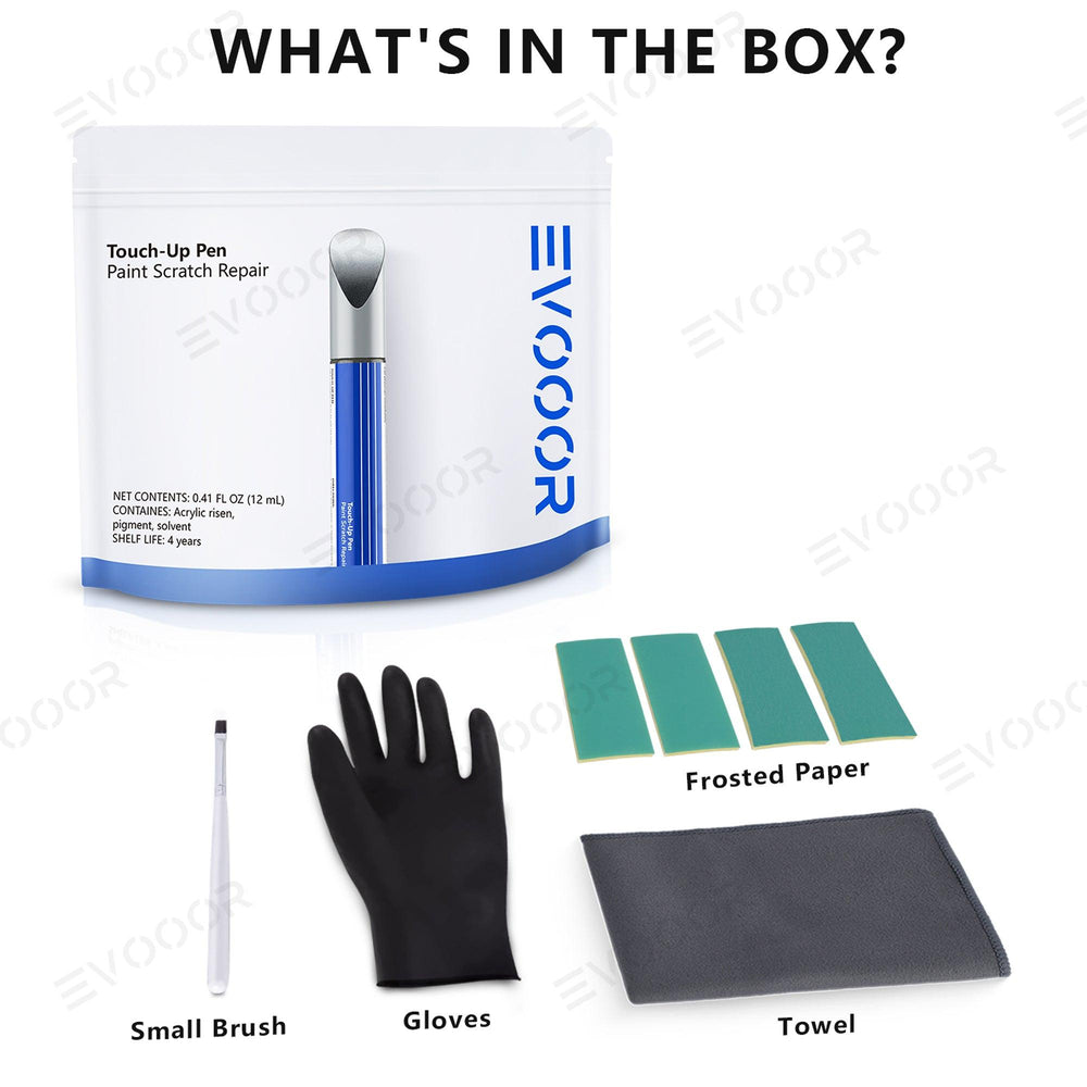 Model 3/Y/S/X Car Body Color Paint Repair Pen Kit for Tesla - OEM Original Touch Up Paint Pen - Evooor