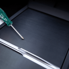 Premium Vinyl Center Console Skin Guard for Tesla Model 3 - Protective Wrap for Highland 2024+ Configuration - Evooor