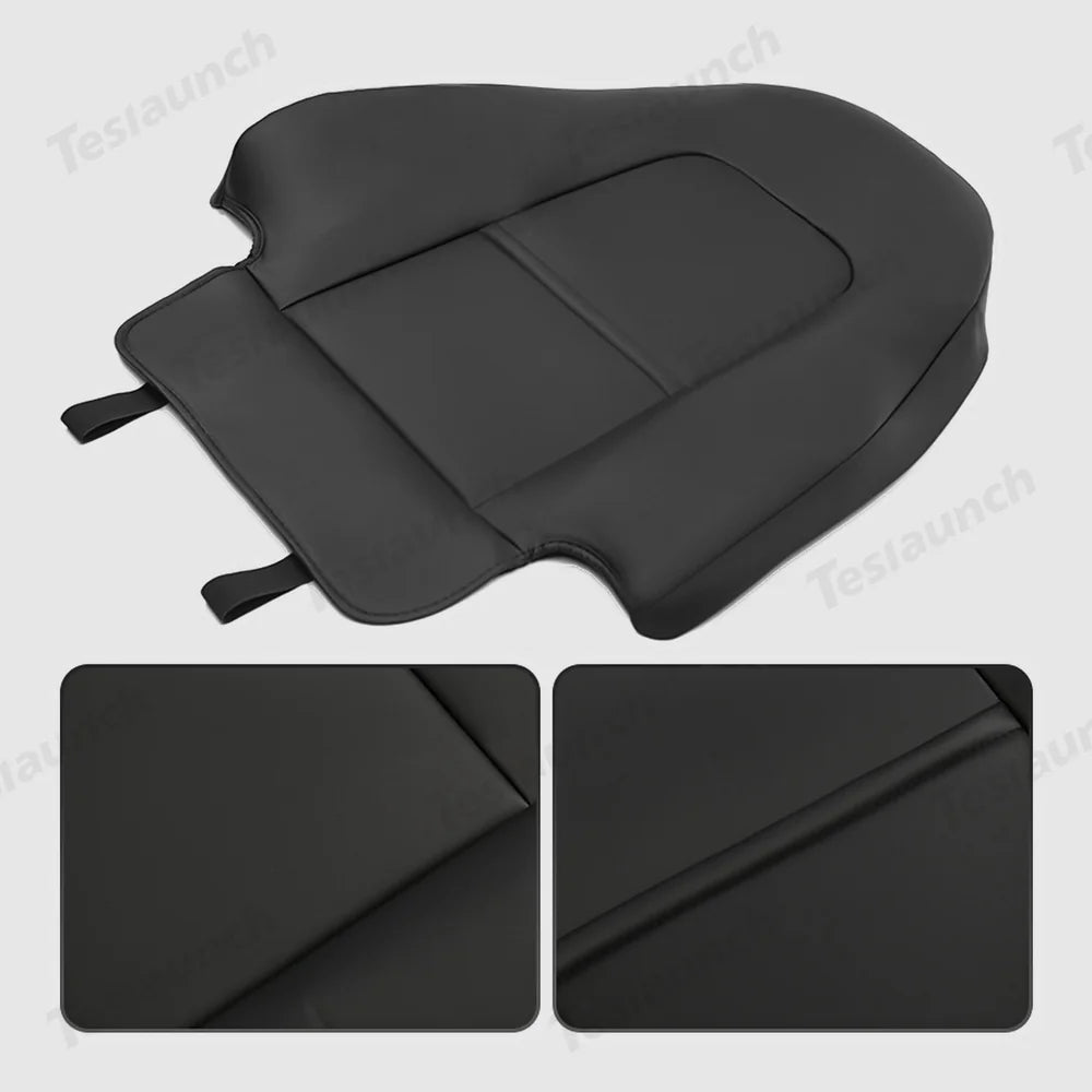 Leather Kick Mat Seat Back Protector for Tesla Model Y Juniper 2025+ - Evooor