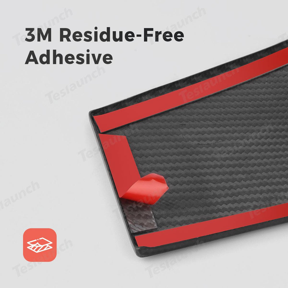 [Real Carbon Fiber] Rear Screen Frame Cover for Cybertruck - Evooor