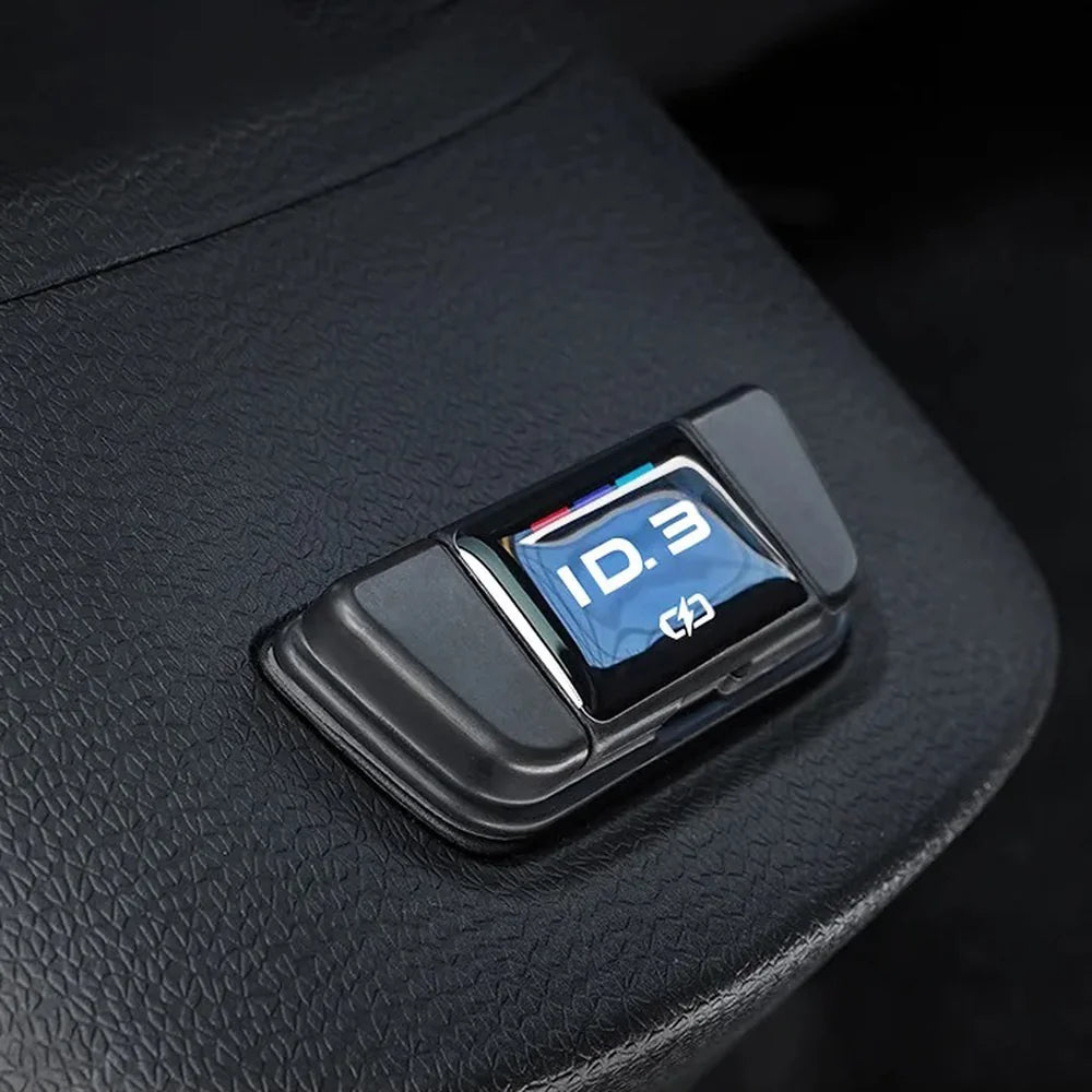 Alloy Rear Seat Charging Port USB Hole Anti-Clogging Protective Cover For VW ID.3 2021-2022 - Evooor