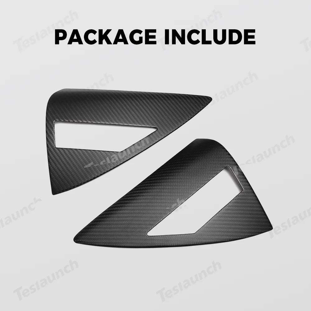 Premium Carbon Fiber Charging Port Cover for Tesla Model Y - Compatible with Juniper 2025 and Beyond - Evooor