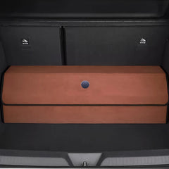 Alcantara Rear Trunk Storage Box For VW ID.4 2021-2025 - Evooor