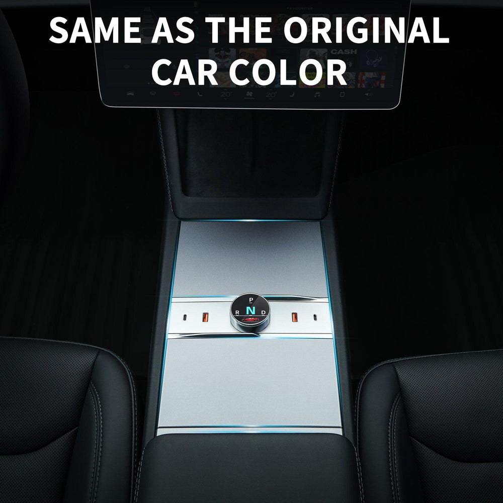 Smart Rotating Gear Shift Dock USB Hub for Tesla Model Y Juniper 2025+ - Evooor