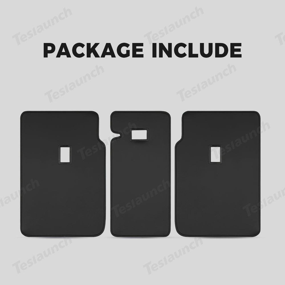 Nappa Leather Rear Seat Back Protector for Tesla Model Y Juniper 2025+ - Evooor