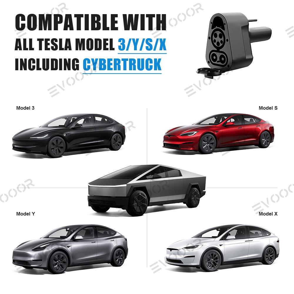 Cybertruck CCS1 x J1772 to Tesla(NACS) Fast Charging Adapter for Tesla Model 3/Y/S/X/Cybertruck - Evooor