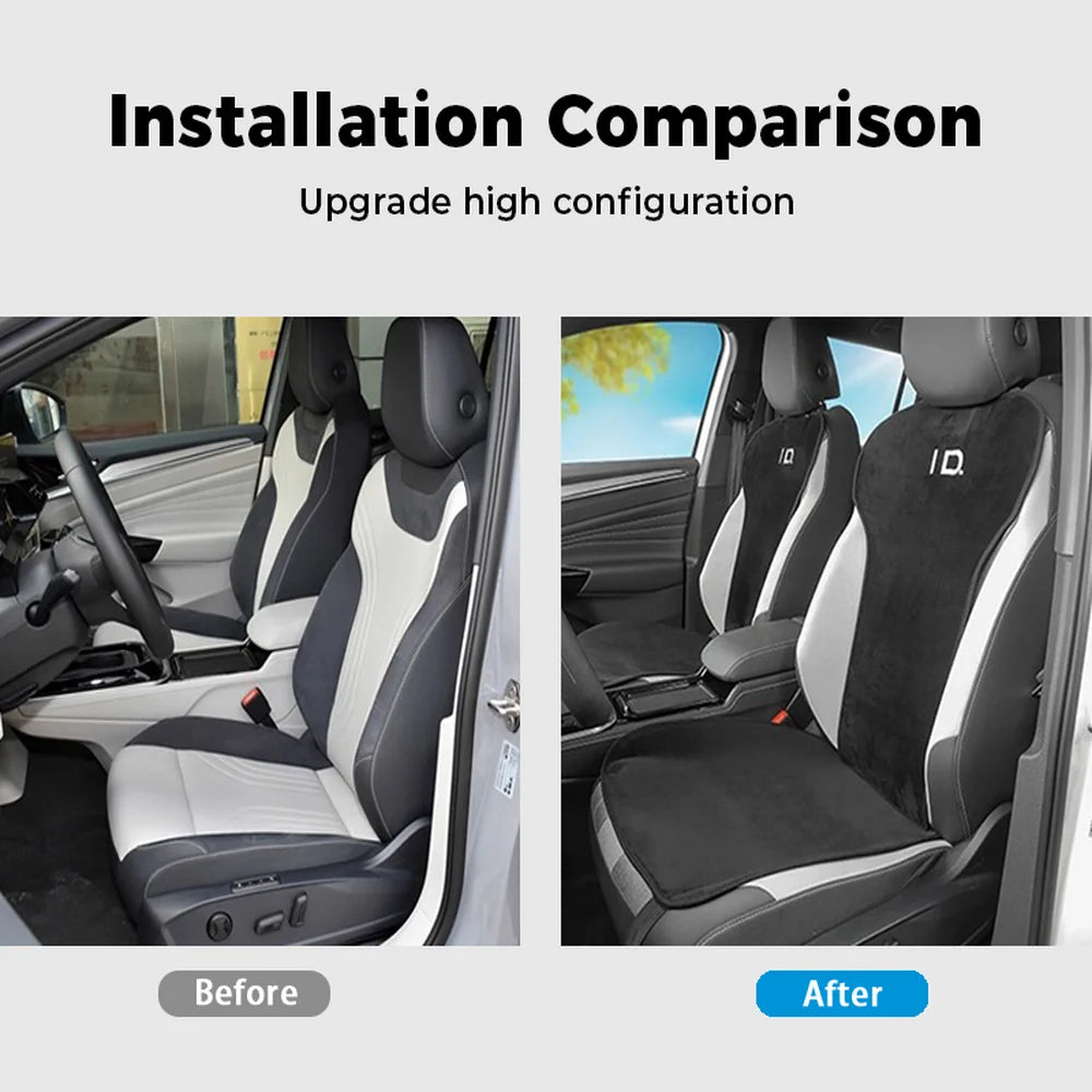 Thickened Flannel Seat Cushion For VW ID.4 2021-2025 - Evooor