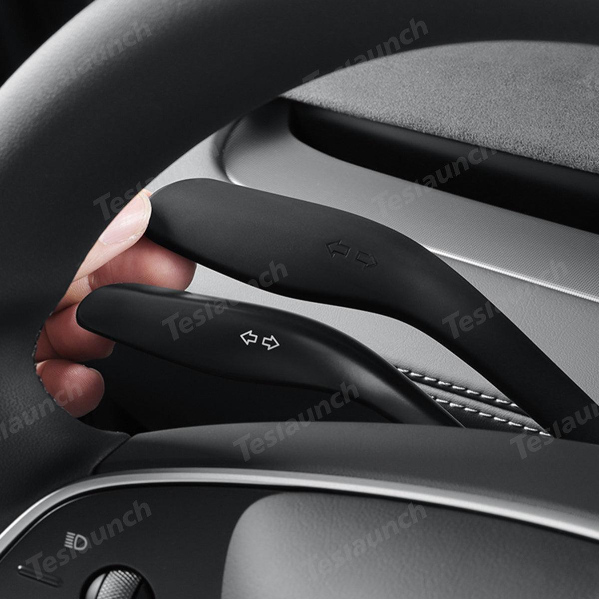 Silicone Turn Signal Stalk Cover for Tesla Model Y Juniper 2025+ (1 Pc) - Evooor