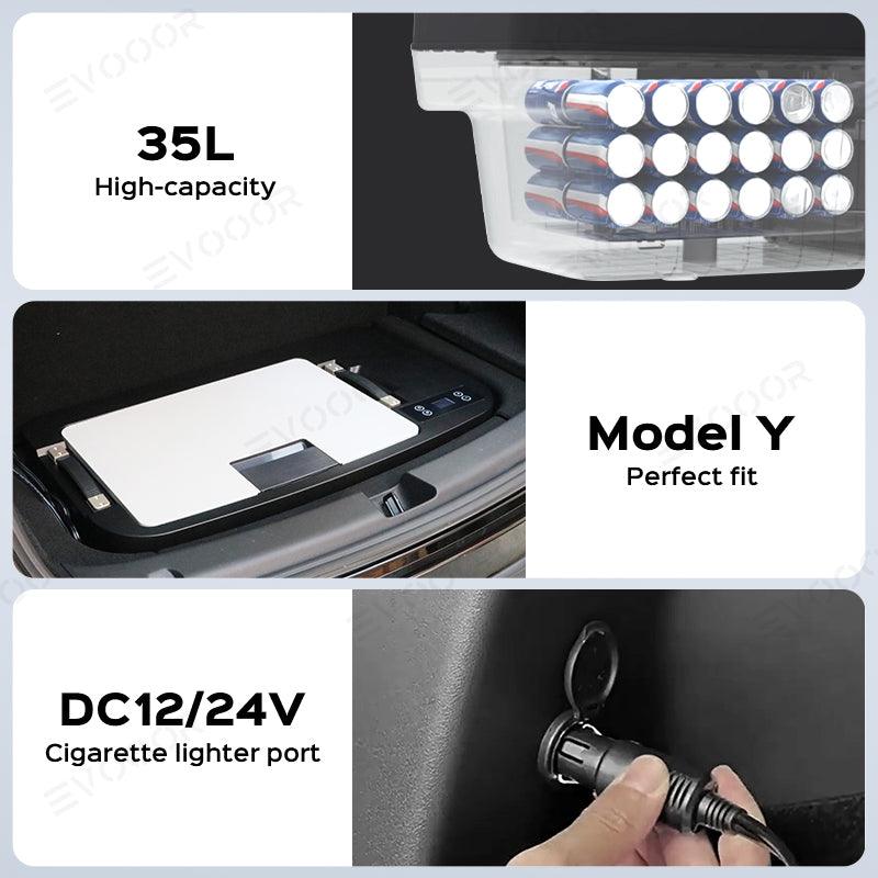 Tesla Model Y 35L Trunk Refrigerator Portable Trunk Freezer - Evooor