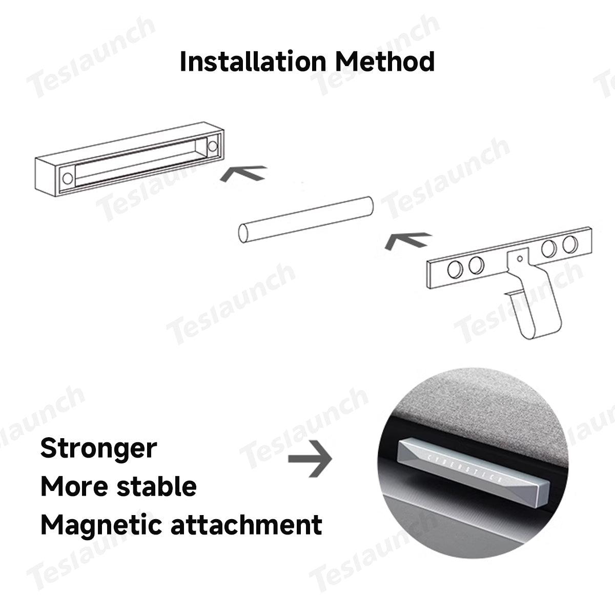Cybertruck Style Dashboard Air Freshener For Tesla Model Y Juniper 2025+/Model 3 Highland 2024+ - Evooor