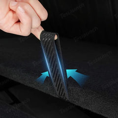 Premium Juniper Trunk Floor Panel Pull Strap Compatible with Tesla Model Y 2025+ - Enhanced Utility and Style - Evooor