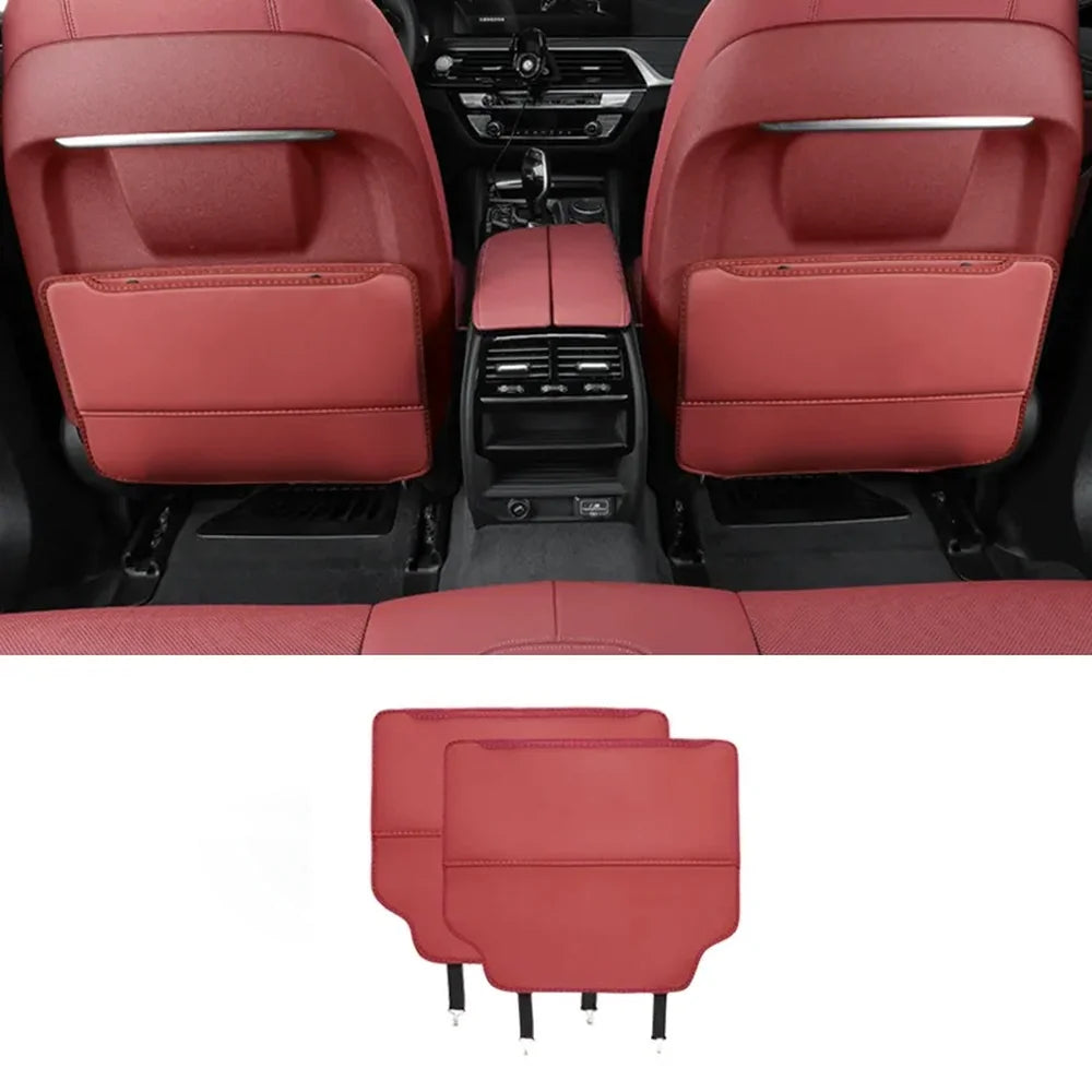 Leather Seat Back Anti-Kick Mat For VW ID.3 - Evooor