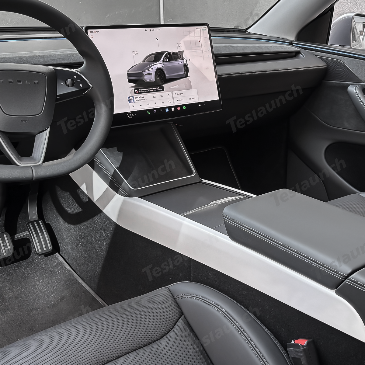 Tesla Model Y Juniper 2025+ Center Console Panel Trim - Upgrade Your Interior Styling! - Evooor