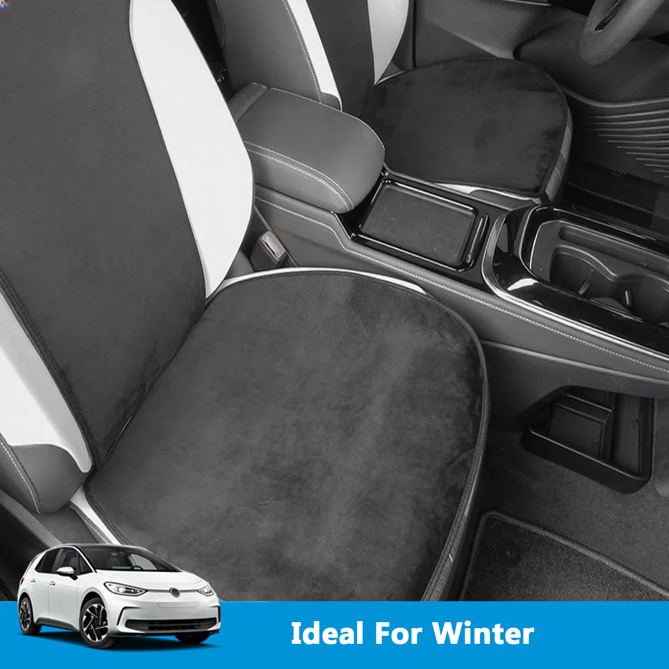 Thickened Flannel Seat Cushion For VW ID.3 2021-2025 - Evooor