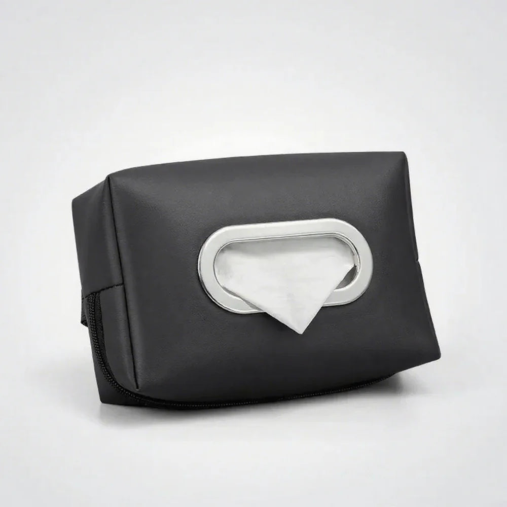 Leather Car Tissue Box For VW ID.3 - Evooor