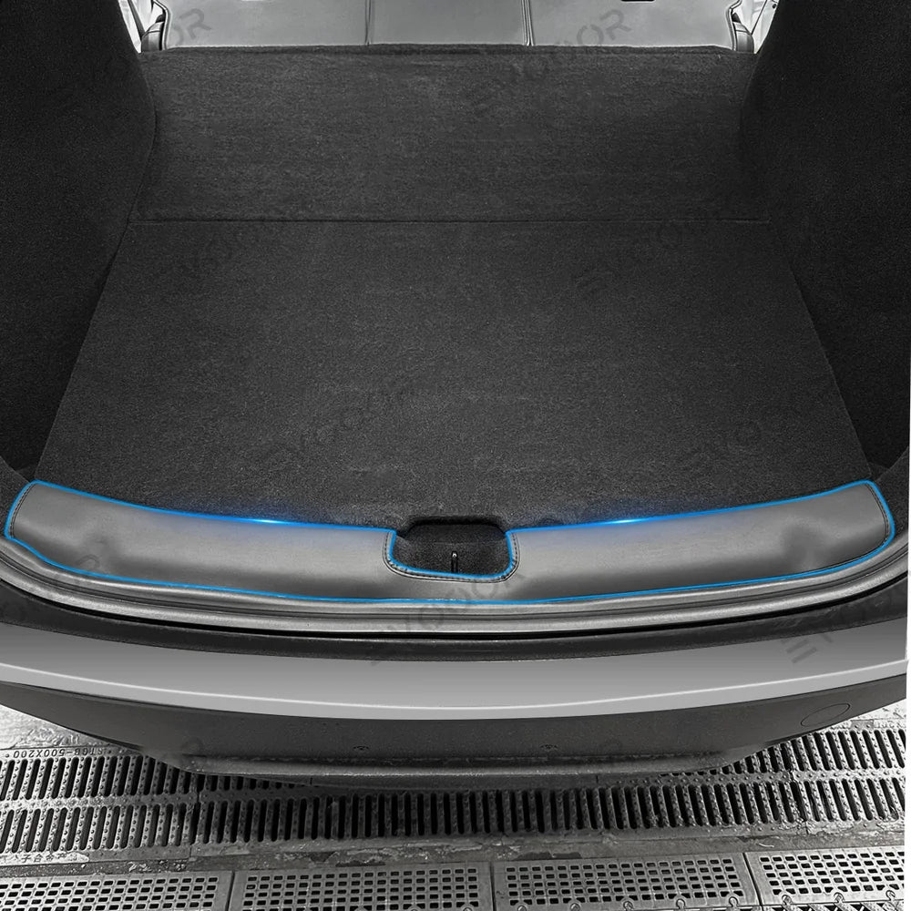 Napa Leather Trunk Sill Guard – Premium Protection for Tesla Model Y Juniper 2025+