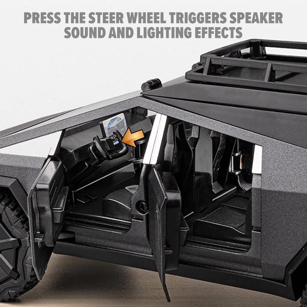 Cybertruck 1/24 Pickup Camping RV Alloy Car Model - Evooor