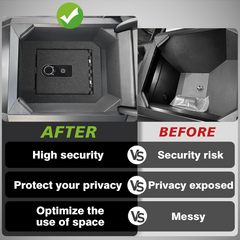 Center Console Anti-Theft Safe Lockbox for Cybertruck