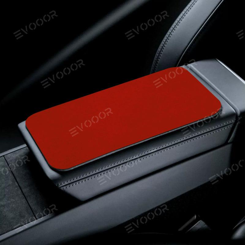 2024 Model 3 Highland Alcantara Center Console Armrest Box Protective Pad Sticker For Tesla - Evooor