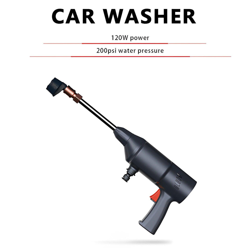 Tesla All in One Multifunctional Car Kit - Car Wash Gun, Air Pump, Vacuum Cleaner, Repair Light, Mobile Phone Charger - Evooor