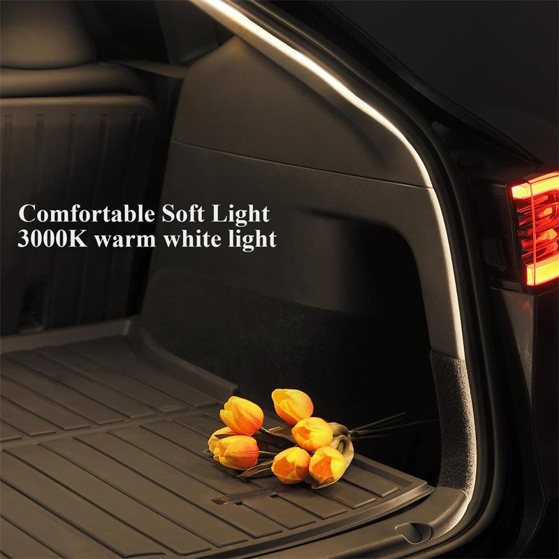 Enhanced Illumination: Custom Trunk LED Light Strip Kit for Tesla Model 3/Y (2021-2024) - Evooor