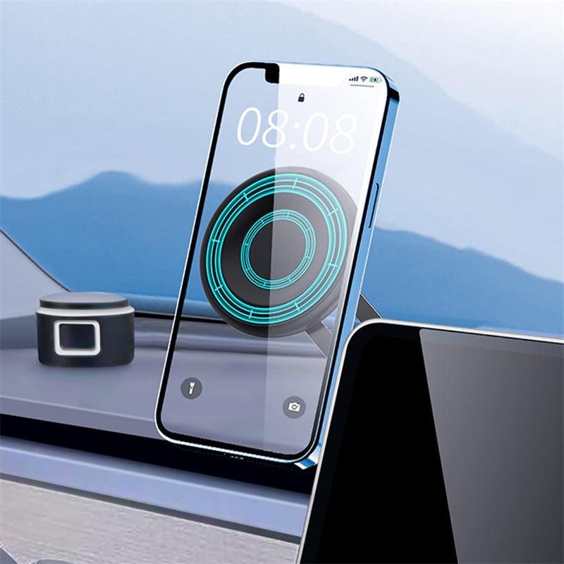 Model 3/Y Magnetic Phone Holder Foldaway Invisible With MagSafe For Tesla(2017-2023) - Evooor