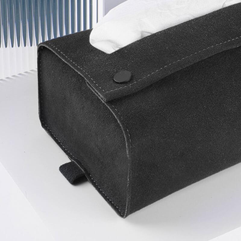 Model 3/Y/X/S Alcantara Tissue Box for Tesla - Evooor