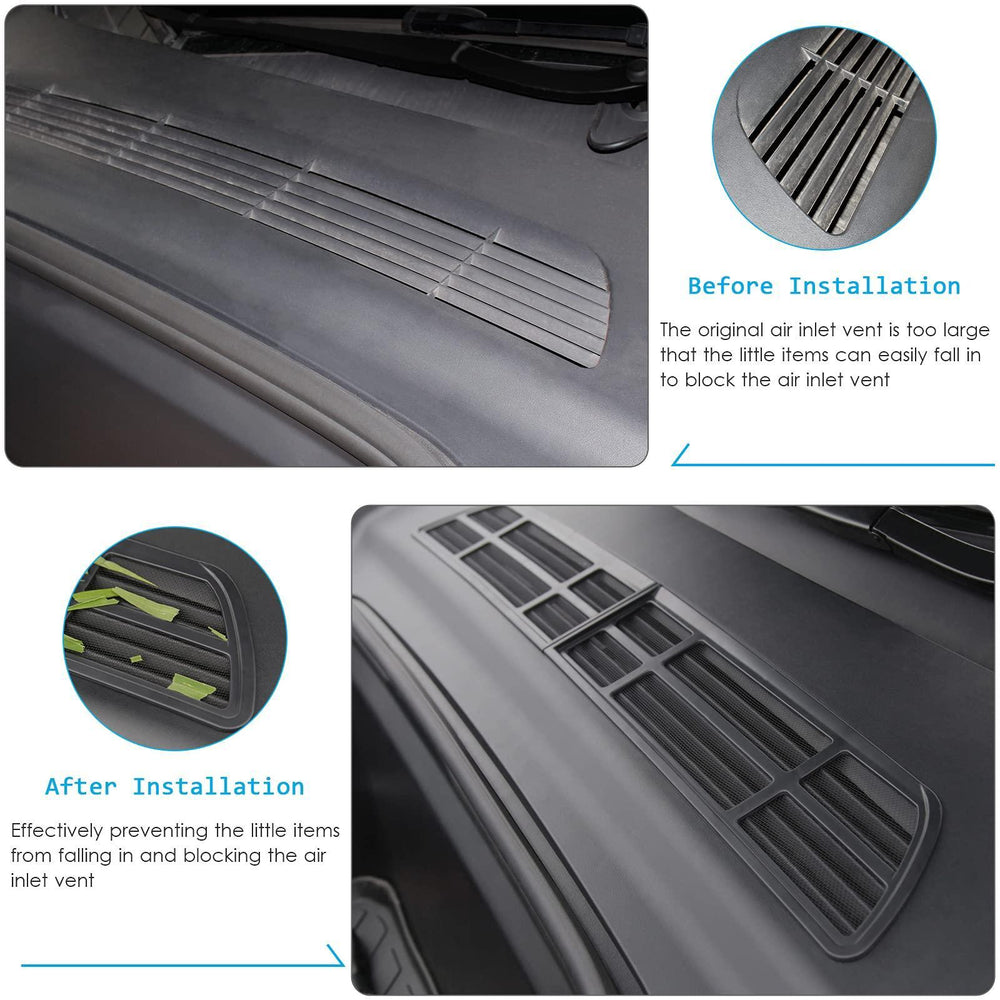 High-Quality Air Intake Cover for Tesla Model Y 2021-2024 - Enhance Performance and Style - Evooor