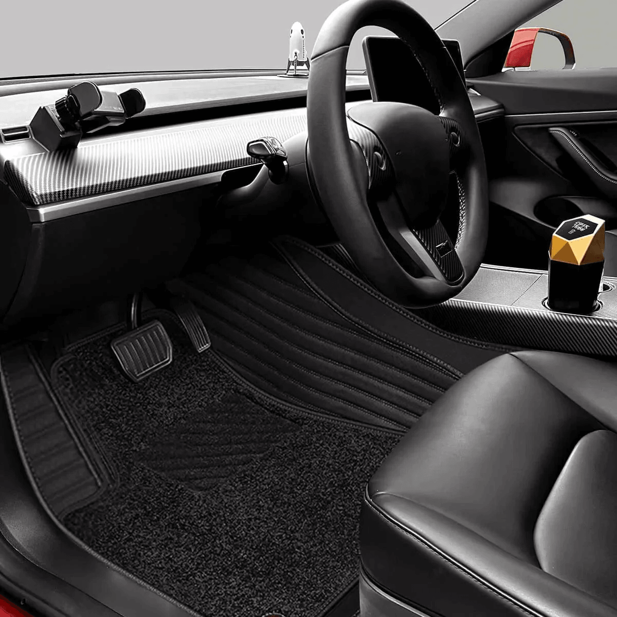Double Layer With Blanket Floor Mat for Tesla Model Y Accessories (2020-2023) - Evooor