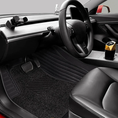 Tapis de sol double couche avec couverture pour accessoires Tesla <tc>Model</tc> Y (2020-2023)