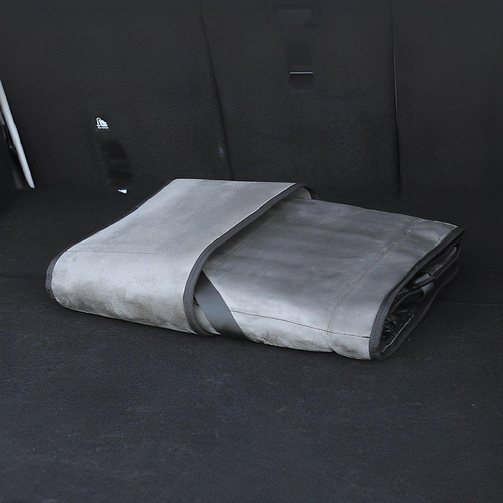 Protective Flannel Mattress Topper with Head Rest for Tesla Model 3/Y Camping Trips - Evooor