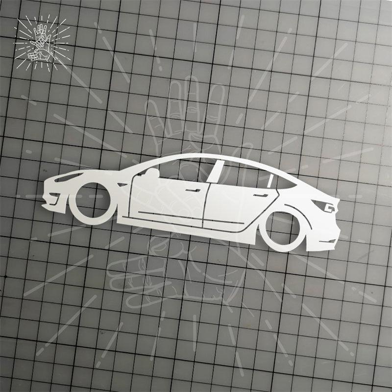 Model 3/Y/S/X Don't Touch My Car Humorous Decorative Sticker For Tesla - Evooor