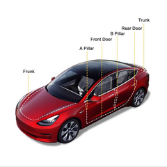 Model Accessoires en caoutchouc insonorisés de kit de joint de portière de la voiture 3/Y Tesla  (2017-2024)