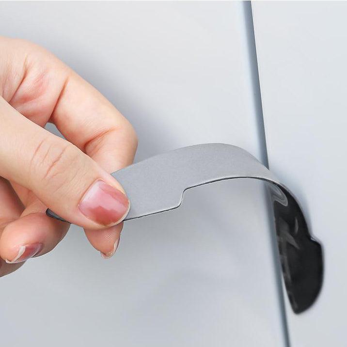 Door Edge Protection Guards Kit for Tesla Model 3 Y S X - 4-Piece Set with Side Crash Guards - Evooor