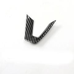 Highland V-Cover for Tesla Model 3 2024+ Steering Wheel - Genuine Carbon Fiber