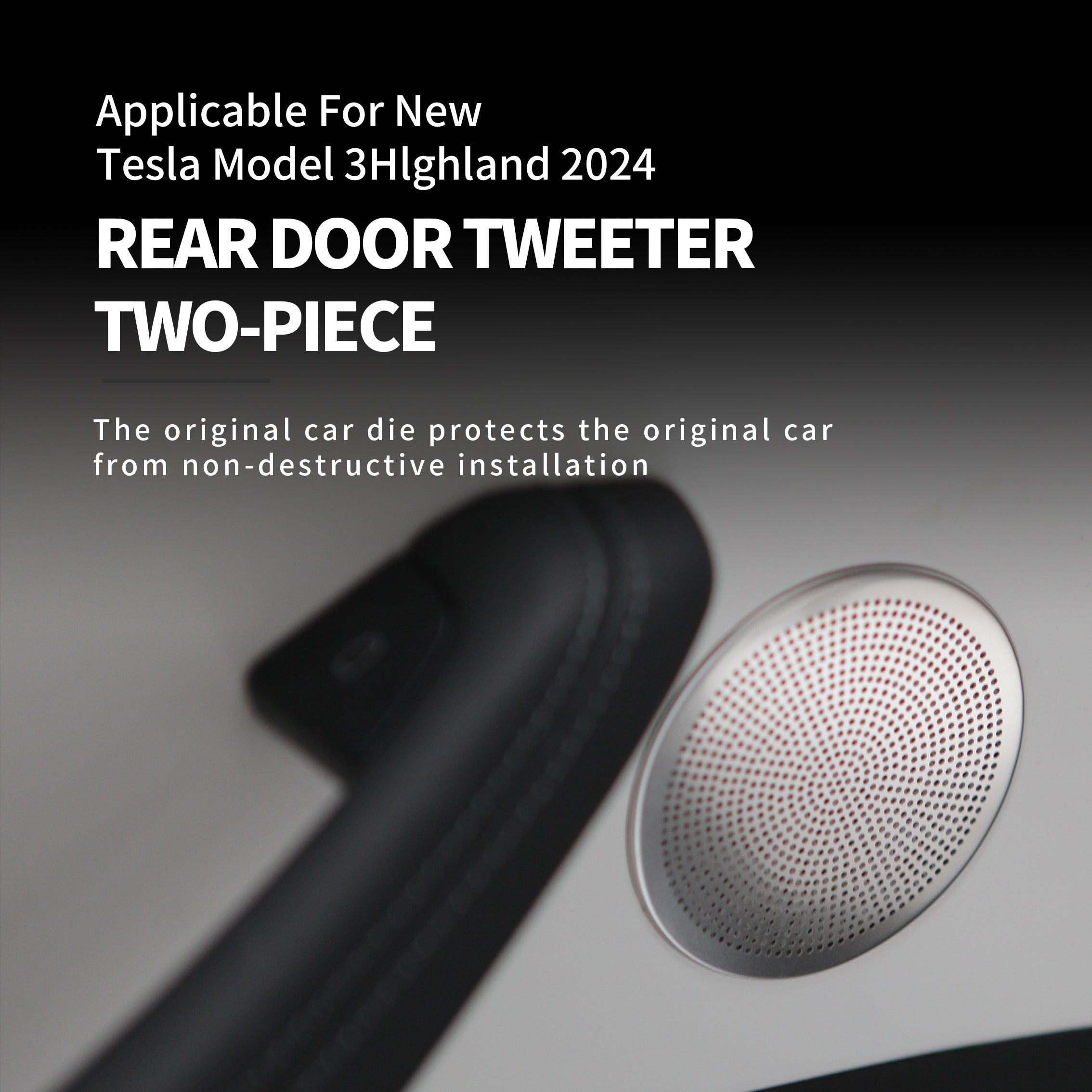 2024 Tesla Model 3 Highland Door Speaker Protective Cover Rear Exhaust Air Vent Protective Cover - Evooor