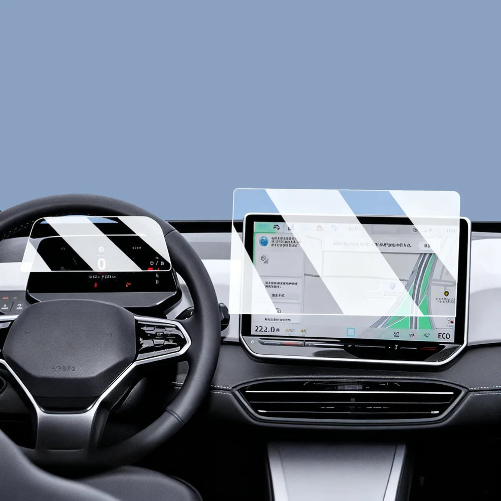 Película protectora de pantalla de navegación y tablero de vidrio templado HD 8K para VW ID.3 2025