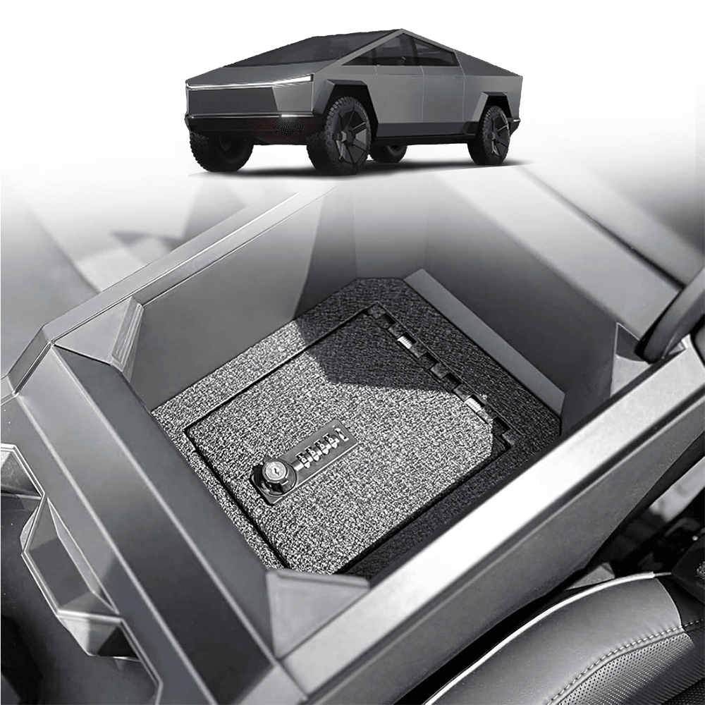 Center Console Anti-Theft Safe Lockbox for Cybertruck - Evooor