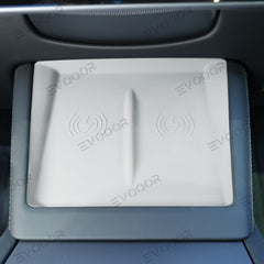 2024TeslaModel3 Highland Center Control Pad en silicone sans fil de charge tapis de protection anti-dérapant