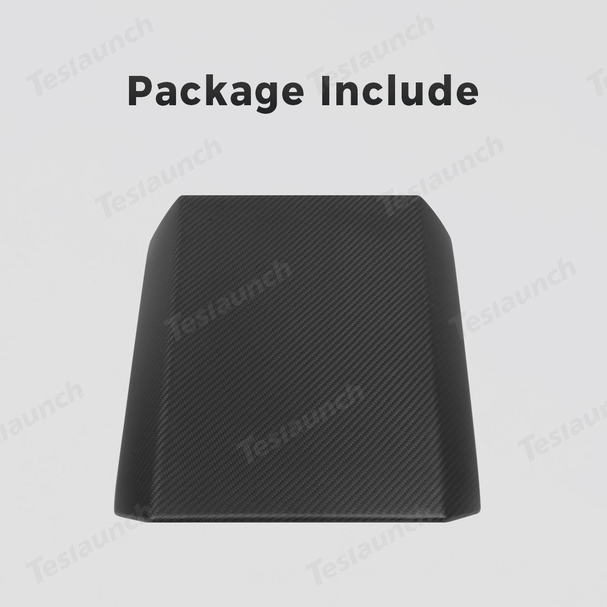 [Real Carbon Fiber] Center Console Armrest Cover for Cybertruck - Evooor