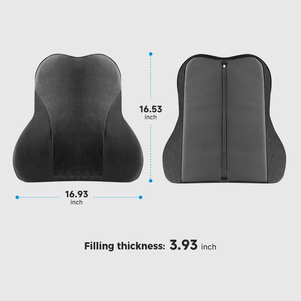 Alcantara Seat Lumbar Support Pillow For VW ID.4 2021-2025 - Evooor